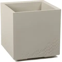 ქოთანი ყვავილის Lamela KARO 300x300x300 Recycled Concrete Plant Stand - Beige