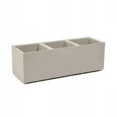 ქოთანი ყვავილის Lamela KARO 900x300x300 Recycled Concrete Plant Stand - Beige