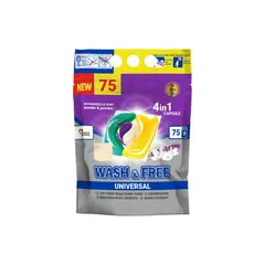 Washing capsules Wash&Free 75 pcs
