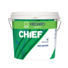 Фасадная краска на водной основе Vechro CHIEF ACRYLIC BASE P 15 л гладкая