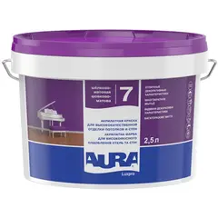 დისპერსიული საღებავი Eskaro AURA Lux Pro 7 გამჭვირვალე 9 ლ