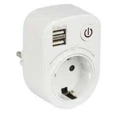 Розетка EKF 16A USB