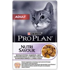 ჟელე კატის Purina ინდაური 85გ Pro Plan