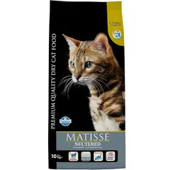 სტერილიზირებული კატის მშრალი საკვები  Farmina Matisse ქათამი 10კგ