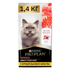 სტერილიზირებული კატის მშრალი საკვები Purina Proplan 1,4 კგ