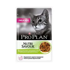 კატის სველი საკვები ჟელე Purina Pro Plan ბატკნის 85გრ