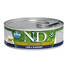 Wet cat food Farmina N&D Prime lamb and blueberry 70 g