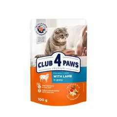 ჟელე 4 Paws კატის ბატკნის ხორცით 0,1კგ