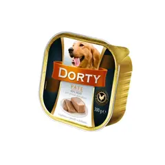 ძაღლის საკვები პაშტეტი ფრინველის Dorty 300გ