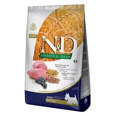 Dog food Farmina N&D Ancestral Grain Adult Mini lamb and blueberries 2.5 kg