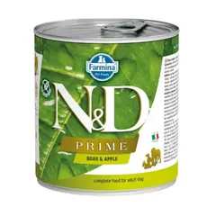 ძაღლის საკვები Farmina N&D Prime ტახი და ვაშლი 285 გ