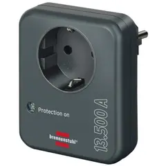 Адаптер с защитой Brennenstuhl 13.500A антрацит