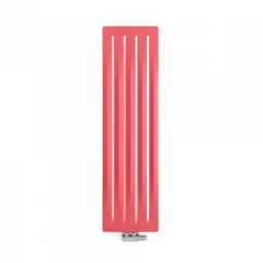 დეკორატიული რადიატორი Terma AERO V მუქი წითელი Ral 3003 Matt (ZX) 1500/410
