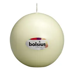 სანთელი მრგვალი Bolsius 70 მმ კრემისფერი