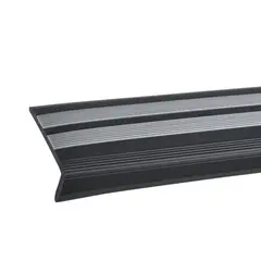 Профиль для ступеней Salag 42x15x910 мм черный и серый