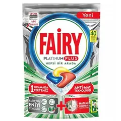 Dishwasher tablets FAIRY PLATINUM 40 PLUS pcs