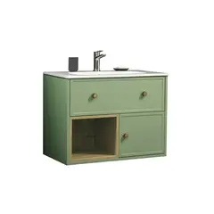 Bathroom furniture with washbasin MARTAT Valeria 80 Green