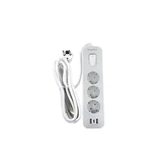 დენის დამცავი დამაგრძელი Yamatik NOVA 3х3м 3х1.5мм² USB Type C
