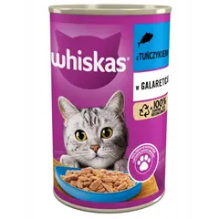კატის საკვები Whiskas თინუსი ჟელეში 400გრ