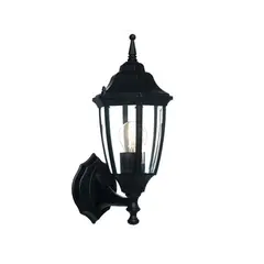 სანათი ბაღის New Light E27 1x IP44 შავი მქრქალი 1231