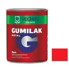 Oil paint for metal Vechro Gumilak metal No 651 red glossy 750 ml