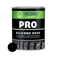 ზეთოვანი საღებავი Vechro Pro Silicone Duco Satin 2.5 მლ შავი