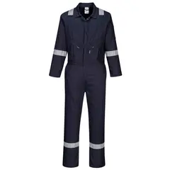 Work overalls with reflectors PORTWEST blue C814NAR 3XL