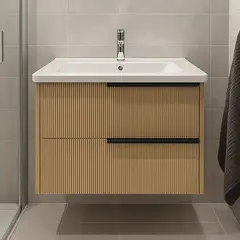 Bathroom vanity with washbasin Morvarid 70x45x65 cm