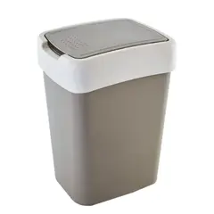 ნაგვის ურნა Aleana "Evro" 45 ლ კაკაო/თეთრი ვარდი