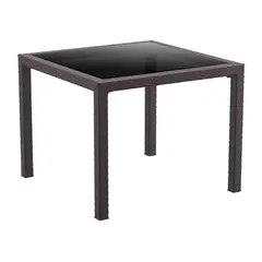 Table brown Bali 75x94 cm