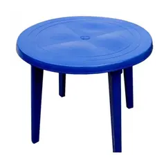 Round Dark Blue Table Aleana 90 cm