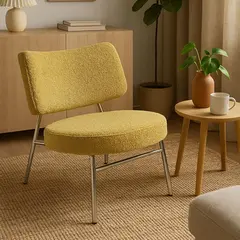 Chair BRINA YELLOW 67.5x63x78 cm