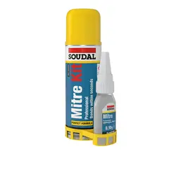 წებო მყისიერი ორკომპონენტიანი Soudal 2C 400 მლ + 100 გ
