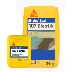 ჰიდროიზოლაცია ორკომპონენტიანი ელასტიური SikaTop Seal-107 Elastik კომპ. A 10 კგ + კომპ. B 20 კგ