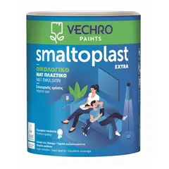 საღებავი წყალემულსიური Vechro Smaltoplast Extra 750 მლ შავი