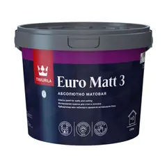 საღებავი ინტერიერის Tikkurila EURO MATT 3 A_New 7,5 ლ