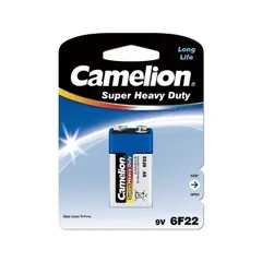 ელემენტი Camelion Super Heavy Duty 6LR61 9V მარილოვანი 1 ც