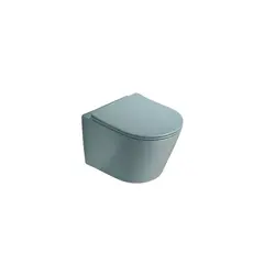 Wall hung toilet Pate B2330MLG Rimless Matt Aqua green