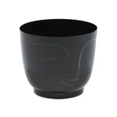 ქოთანი ყვავილის Lamela ATENA 185 cover - black 3,1L