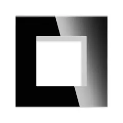 Frame Elegant Smart Home 1 glass black