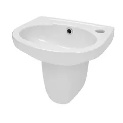 ხელსაბანი ნახევარ-პედესტალით KALE 35X28 სმ