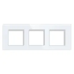 Frame Elegant Smart Home 3 glass white