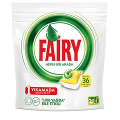 ჭურჭლის სარეცხი ტაბლეტები FAIRY 36	ც