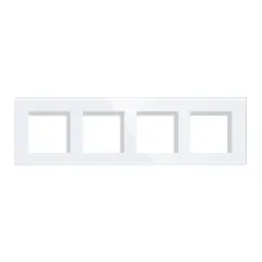 Frame Elegant Smart Home 4 glass white