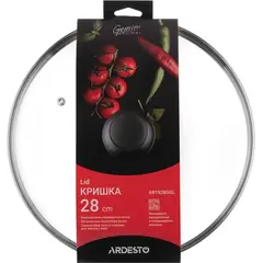 Glass lid with handle Ardesto 28 cm
