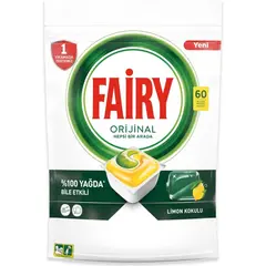 ტაბლეტები ჭურჭლის სარეცხი მანქანის Fairy 60ც