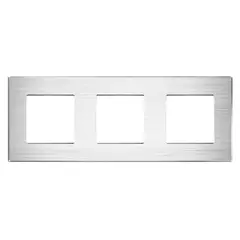 ჩარჩო Smart Home Deluxe 3 ალუმინის ვერცხლისფერი