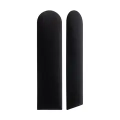 Стеновая магкая панель VOX Profile Oval 15x60 см черный