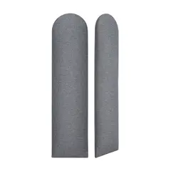 Стеновая магкая панель VOX Profile Oval 1 Soform Graphite Tweed 15x60 см