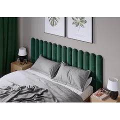 Стеновая магкая панель VOX Profile Oval 15x60 см. зеленая